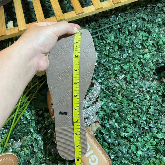 White GIOSEPPO Sandals With Strass Details . Size - 39 - Picture 12 of 15